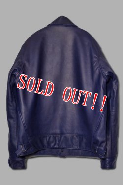 画像6: 「JELADO」 VANQUISH ジェラード ヴァンキッシュ カウハイドレザージャケット AG33456 [インディゴ]