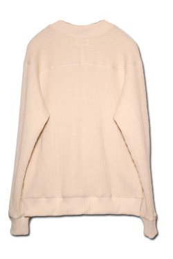 画像4: 「Jackman」 Waffle Mid-Neck ジャックマン ワッフル ミッドネック JM7200 [アイボリー]