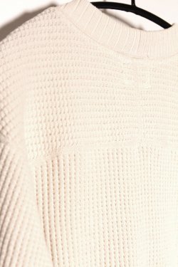 画像5: 「Jackman」 Waffle Mid-Neck ジャックマン ワッフル ミッドネック JM7200 [アイボリー]