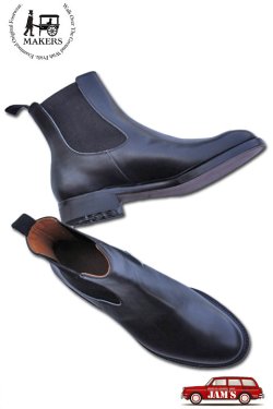 画像3: [再入荷]「MAKERS」VITTORIA メイカーズ ヴィットリア サドルカーフレザー [ブラック]