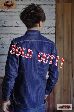 画像10: 「JELADO」Railroader Shirts ジェラード レイルローダーシャツ JP41123 [インディゴストライプ]