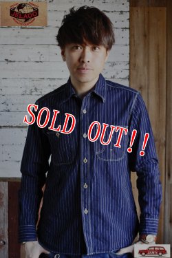 画像8: 「JELADO」Railroader Shirts ジェラード レイルローダーシャツ JP41123 [インディゴストライプ]