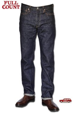 画像2: 「FULLCOUNT」Lot ＃1108 13.7oz SLIM STRAIGHT ONE WASH フルカウント ストレートデニム [ワンウォッシュ]