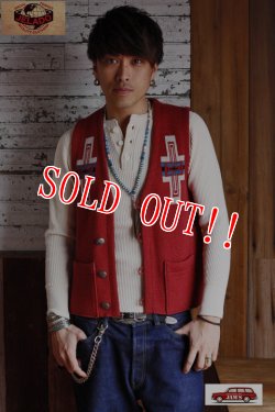 画像7: 「JELADO」Santa Fe Knit Vest ジェラード サンタフェ チマヨニットベスト CB41827 [オールドレッド]