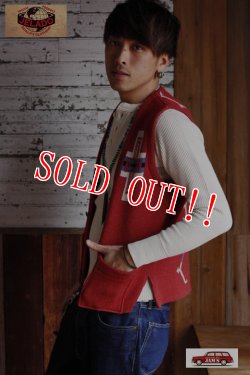 画像8: 「JELADO」Santa Fe Knit Vest ジェラード サンタフェ チマヨニットベスト CB41827 [オールドレッド]