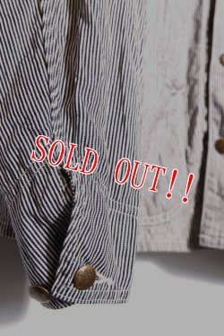 画像5: 「CAL O LINE」 HICKORY ENGINEERS JACKET キャルオーライン ヒッコリー エンジニアジャケット CL191-008 [オフホワイト]