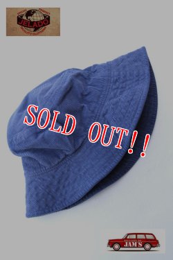 画像4: 「CAL O LINE」 Corduroy Cruiser Hat キャルオーライン コーデュロイ クルーザー ハット CL191-123 [オレンジ・パープル・ブルー・ピンク]