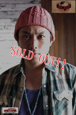 画像7: 「JELADO」ジェラード　コットン ハンドニット ワッチキャップ AB094701 [インディゴ・フェイドインディゴ・マスタード・ピーチ]