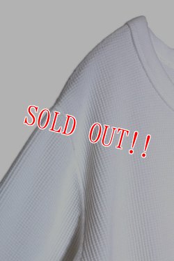 画像3: 「FULLCOUNT」×「JAMS」 LOOSE HEAVY WAFFLE Tee フルカウント 別注 ルーズシルエット ワッフルTシャツ [ホワイト]