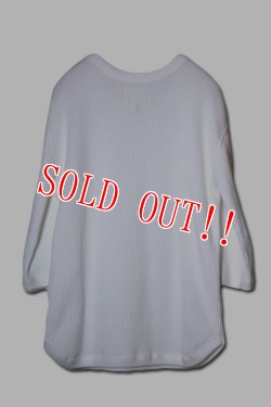 画像6: 「FULLCOUNT」×「JAMS」 LOOSE HEAVY WAFFLE Tee フルカウント 別注 ルーズシルエット ワッフルTシャツ [ホワイト]