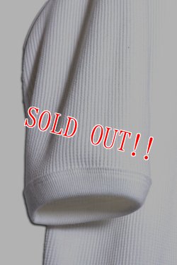 画像4: 「FULLCOUNT」×「JAMS」 LOOSE HEAVY WAFFLE Tee フルカウント 別注 ルーズシルエット ワッフルTシャツ [ホワイト]