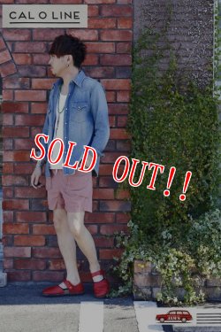 画像7: 「CAL O LINE」 Corduroy Easy Short Shorts キャルオーライン サマーコーデュロイ イージー ショートショーツ  [ピンク]