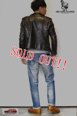 画像13: 「Fine Creek Leathers」Leon Custom Light Weight ファインクリークレザーズ レオン カスタム ライトウェイトモデル ライダースジャケット ホースハイド FCJK015 [ブラック]