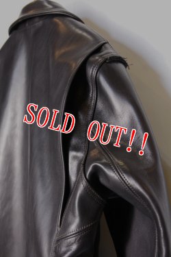 画像9: 「Fine Creek Leathers」Leon Custom Light Weight ファインクリークレザーズ レオン カスタム ライトウェイトモデル ライダースジャケット ホースハイド FCJK015 [ブラック]