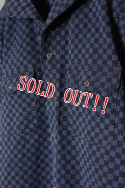 画像4: 「JOHN GLUCKOW」by「JELADO」Brig Shirts  ジョングラッコウ ジェラード  ブリッグシャツ 刺し子 JG42115 [インディゴチェック]