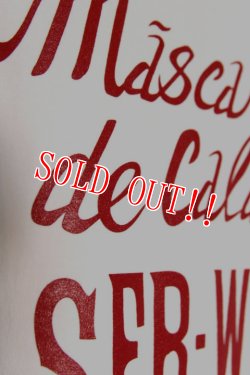 画像4: 「JELADO」プロレス Tee ジェラード ミラマスカラス メキシカンスカル半袖Tシャツ AB41257 [オフホワイト]