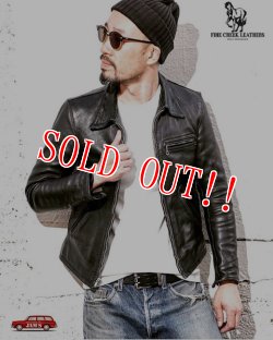 画像15: 「Fine Creek Leathers」James ファインクリークレザーズ ジェームス  シングルライダースジャケット ホースハイド FCJK020 [ブラック]