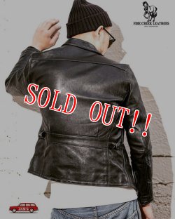 画像16: 「Fine Creek Leathers」James ファインクリークレザーズ ジェームス  シングルライダースジャケット ホースハイド FCJK020 [ブラック]