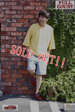 画像17: 「FULLCOUNT」×「JAMS」 WIDE POCKET Tee フルカウント 別注 ワイドシルエット ポケットTシャツ [レモンイエロー]