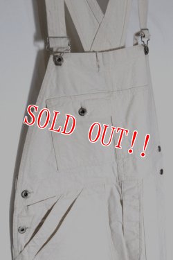 画像3: 「FINE CREEK LEATHERS」C WORKS Wigwam OVERALL ファインクリークレザーズ シーワークス ウィグワム オーバーオール [ホワイト]