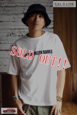 画像7: 「CAL O LINE」THE BROOKLYN BANKS PRINT S/S T-SHIRTS キャルオーライン プリント 半袖Tシャツ  CL1912-002 [ホワイト]