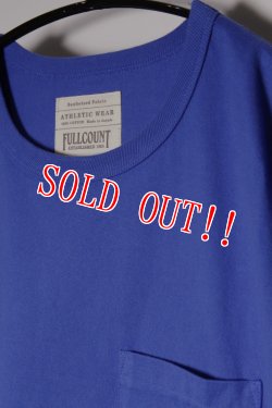 画像2: 「FULLCOUNT」×「JAMS」 WIDE POCKET Tee フルカウント 別注 ワイドシルエット ポケットTシャツ [ロイヤルブルー]