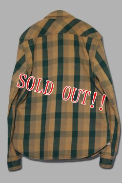 画像7: 「JELADO」 Unionworkers Shirts ジェラード ユニオンワーカーズシャツ ネルシャツ（ショート丈 ） JP42133 [ピーナッツ（グリーン）]