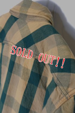 画像8: 「JELADO」 Unionworkers Shirts ジェラード ユニオンワーカーズシャツ ネルシャツ（ショート丈 ） JP42133 [ピーナッツ（グリーン）]