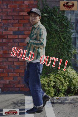 画像10: 「JELADO」 Unionworkers Shirts ジェラード ユニオンワーカーズシャツ ネルシャツ（ショート丈 ） JP42133 [ピーナッツ（グリーン）]