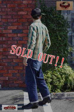 画像11: 「JELADO」 Unionworkers Shirts ジェラード ユニオンワーカーズシャツ ネルシャツ（ショート丈 ） JP42133 [ピーナッツ（グリーン）]