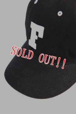 画像3: 「FULLCOUNT」6 PANEL BLACK TWILL F CAP　フルカウント 6パネル ブラックツイル ベースボール キャップ [ブラック]