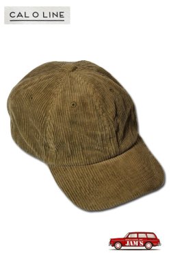 画像16: 「CAL O LINE」 Corduroy Cap キャルオーライン コーデュロイ キャップ 太畝 CL192-108 [コヨーテ・モス・バーガンディ・ブラック]