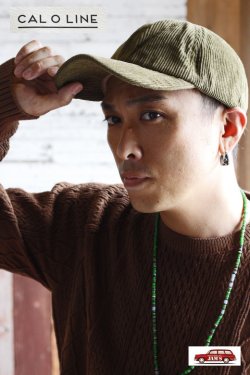 画像19: 「CAL O LINE」 Corduroy Cap キャルオーライン コーデュロイ キャップ 太畝 CL192-108 [コヨーテ・モス・バーガンディ・ブラック]