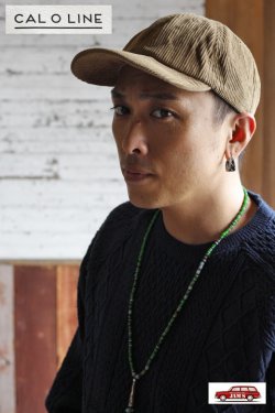 画像7: 「CAL O LINE」 Corduroy Cap キャルオーライン コーデュロイ キャップ 太畝 CL192-108 [コヨーテ・モス・バーガンディ・ブラック]