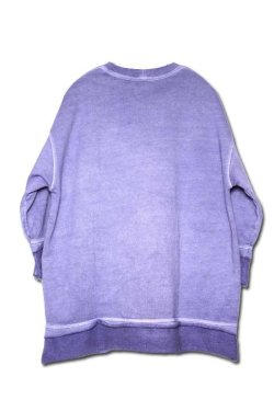 画像6: 「CAL O LINE」CUT OFF SWEAT キャルオーライン カットオフスウェット ルーズシルエット CL192-014 [ライトパープル]