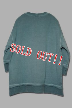 画像6: 「CAL O LINE」CUT OFF SWEAT キャルオーライン カットオフスウェット ルーズシルエット CL192-014 [セージグリーン]