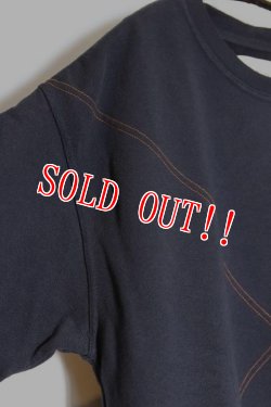 画像3: 「CAL O LINE」 Cross Stitch Sweat キャルオーライン クロスステッチ スウェット CL1192-021 [ダークネイビー]