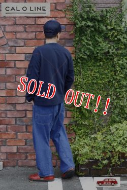 画像9: 「CAL O LINE」 Cross Stitch Sweat キャルオーライン クロスステッチ スウェット CL1192-021 [ダークネイビー]