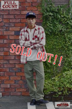 画像12: 「FULLCOUNT」ORIGINAL CHECK NEL SHIRTS BROWNE フルカウント オリジナル チェックネルシャツ ブラウン [ベージュ/ワイン]