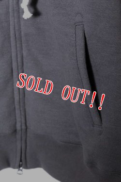 画像4: 「Jackman」 GG Sweat Zip Parka　ジージースウェット ジップパーカー 度詰コットン JM7873 「ブラック」