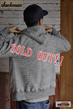 画像12: 「Jackman」 GG Sweat Zip Parka　ジージースウェット ジップパーカー 度詰コットン JM7873 「チャコールグレー」