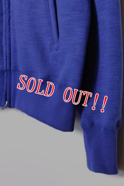 画像5: 「Jackman」 GG Sweat Zip Parka　ジージースウェット ジップパーカー 度詰コットン JM7873 「ブルー」