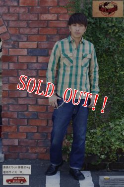 画像10: 「JELADO」 Unionworkers Shirts ジェラード ユニオンワーカーズシャツ ネルシャツ（レギュラー丈 ） JP42134 [ピーナッツ（グリーン）]