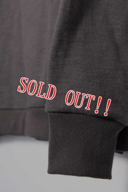 画像3: 「Jackman」 GG Wrap Neck Sweat ジージー ラップネック スウェット 度詰コットン JM7970 「ブラック」