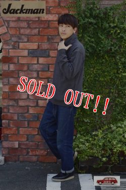 画像9: 「Jackman」 GG Wrap Neck Sweat ジージー ラップネック スウェット 度詰コットン JM7970 「ブラック」