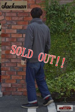 画像10: 「Jackman」 GG Wrap Neck Sweat ジージー ラップネック スウェット 度詰コットン JM7970 「ブラック」