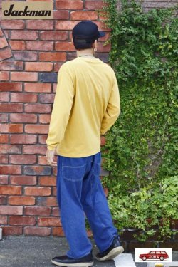 画像8: 「Jackman」 Crew Neck Pocket Long Sleeve T-Shirt クルーネック ポケット ロンTee JM5855 「マスタード」