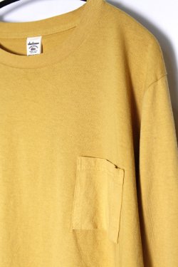 画像2: 「Jackman」 Crew Neck Pocket Long Sleeve T-Shirt クルーネック ポケット ロンTee JM5855 「マスタード」
