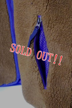 画像4: 「CAL O LINE」 RECYCLE PILE CARDIGAN キャルオーライン リサイクルパイル カーディガン オリジナルボアフリース CL192-080 [ブロンズ]