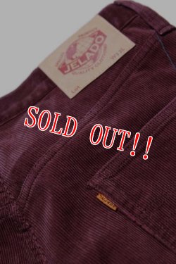 画像8: [70%off]「JELADO」5109 Corduroy Pants ジェラード スリムコーデュロイパンツ JP43327 [ワイン]